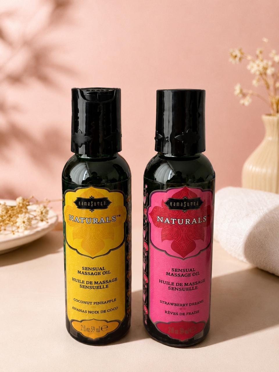 Kama Sutra Naturals Massage Oil Coco - Pineapple Dreams | Aceite de Masaje | Nuda