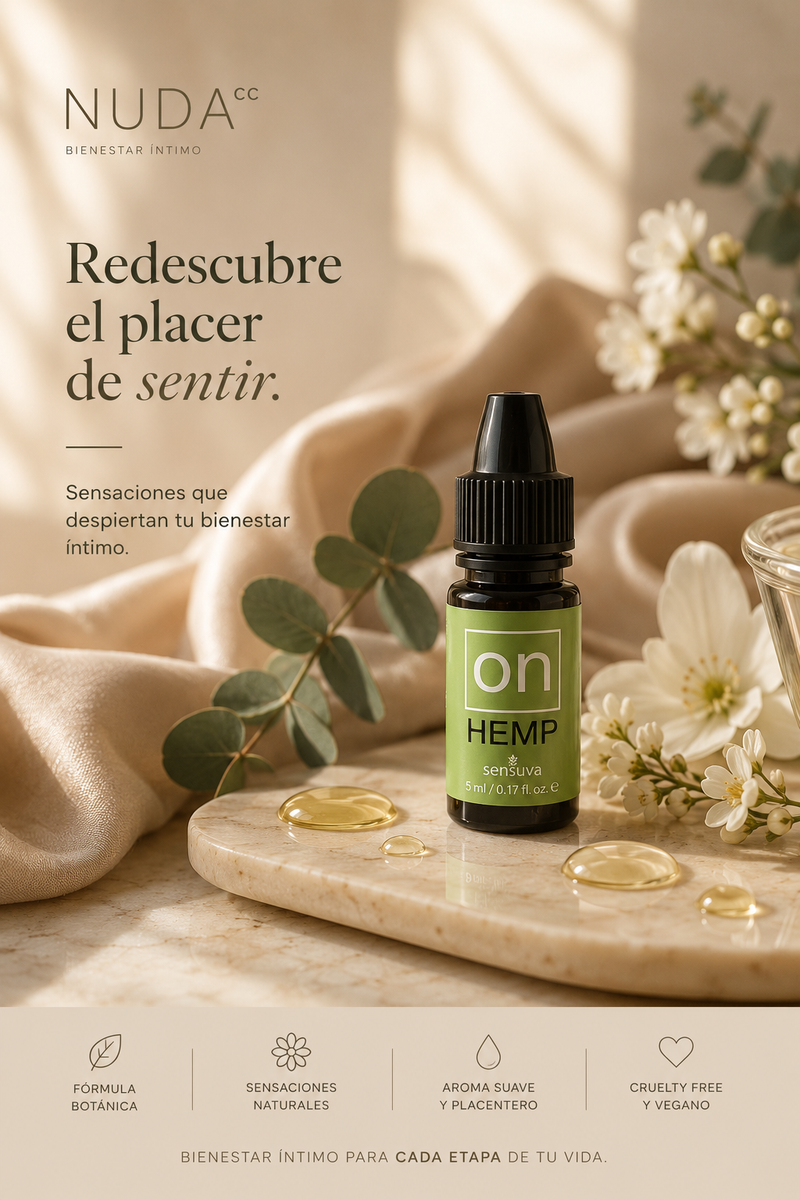 ON HEMP aceite excitante femenino