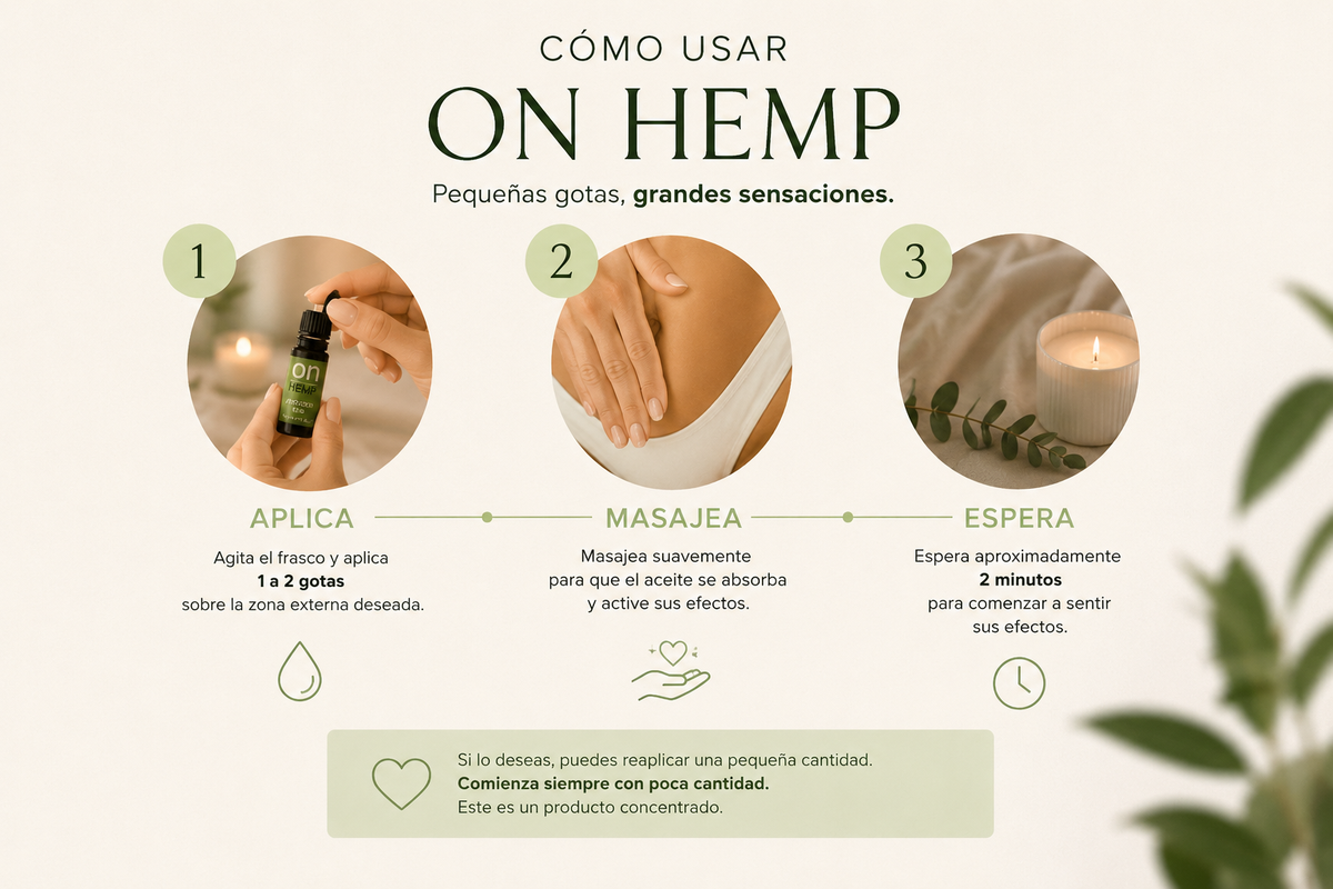 ON HEMP Aceite Estimulante Femenino Sensuva 5 ml