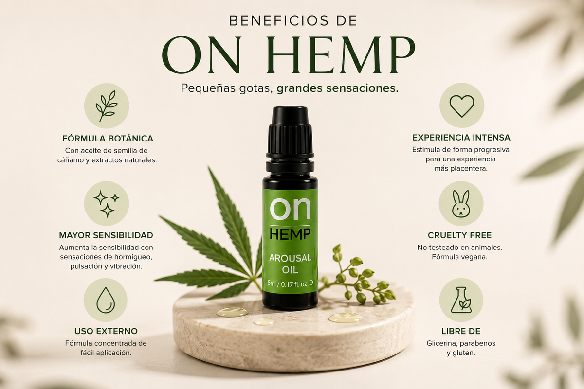 ON HEMP Aceite Estimulante Femenino Sensuva 5 ml