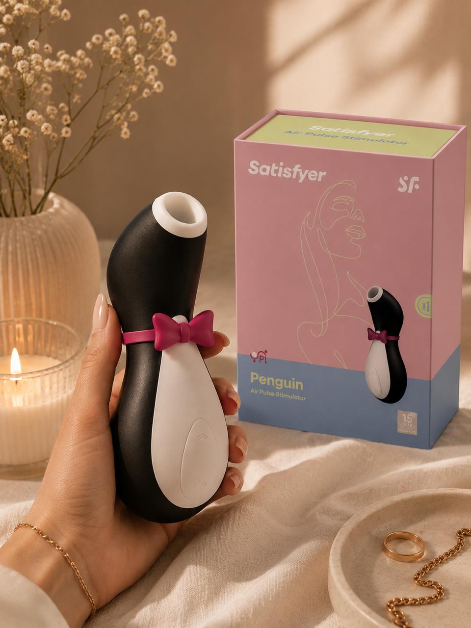 Satisfyer Pro Penguin | Estimulador de Clítoris con Ondas de Presión | Nuda